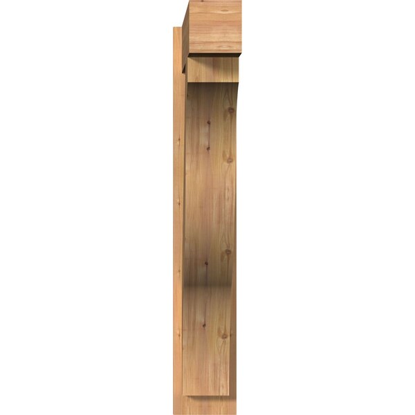 Funston Block Smooth Outlooker, Western Red Cedar, 7 1/2W X 34D X 46H